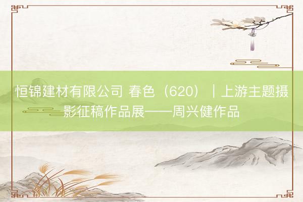 恒锦建材有限公司 春色（620）｜上游主题摄影征稿作品展——周兴健作品