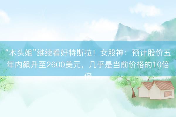 “木头姐”继续看好特斯拉！女股神：预计股价五年内飙升至2600美元，几乎是当前价格的10倍