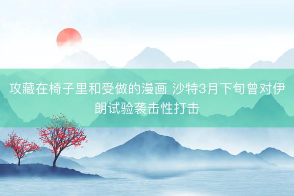 攻藏在椅子里和受做的漫画 沙特3月下旬曾对伊朗试验袭击性打击