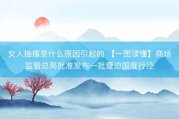 女人抽搐是什么原因引起的 【一图读懂】商场监管总局批准发布一批蹙迫国度行径