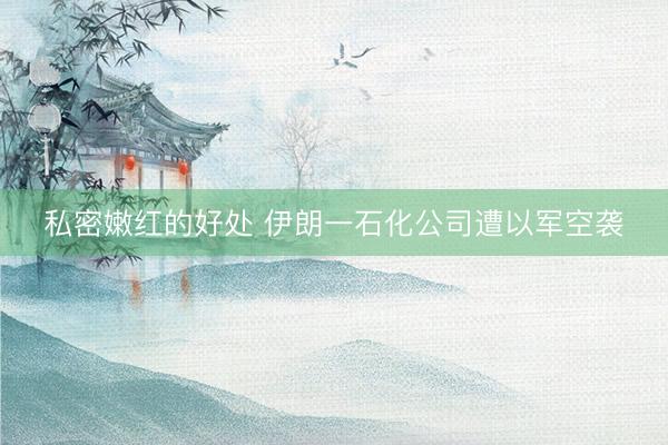 私密嫩红的好处 伊朗一石化公司遭以军空袭